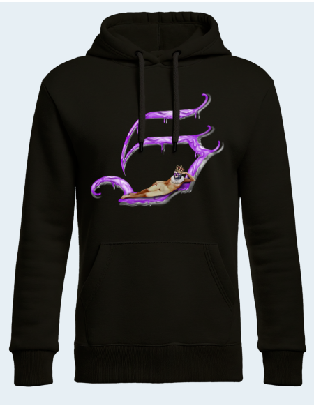 Černá mikina Sawcy přední