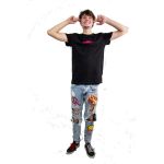 Tričko CANDY TOWN - černé S