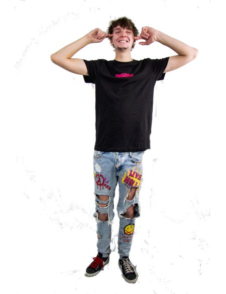 Tričko CANDY TOWN - černé