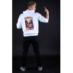 Mikina CANDY TOWN - bílá M