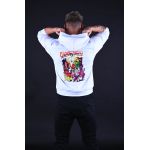 Mikina CANDY TOWN - bílá M