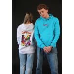Mikina CANDY TOWN - tyrkysová XL
