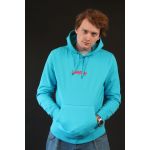 Mikina CANDY TOWN - tyrkysová XL