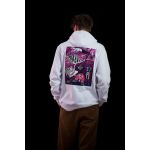 Mikina Vibe MUSHROOMS - bílá S