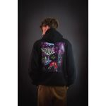 Mikina Vibe MUSHROOMS - černá S