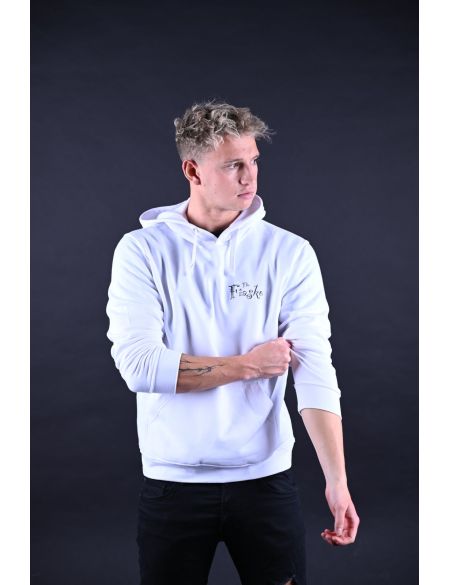 Mikina THE FIASKO Moth - bílá